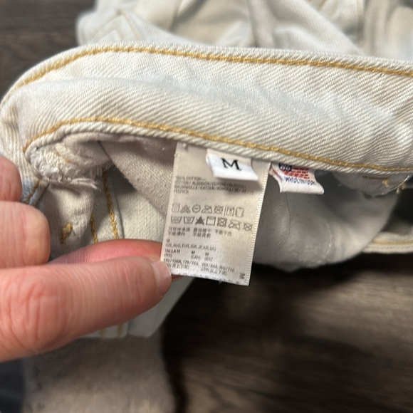 American Apparel JEANS - Light Wash Denim Mini Skirt - Picture 5 of 8